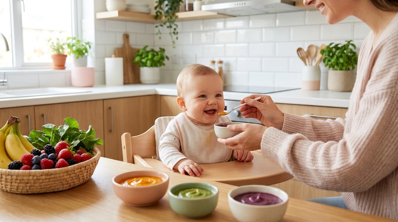 Cardápio semanal para bebê de 6 meses: guia completo - Bebês